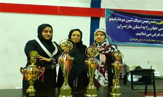 مسابقات کشوری شین مو هاپکیدو بانوان در مازندران برگزار شد