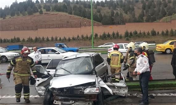 حوادث ترافیکی در مازندران 17 مصدوم برجای گذاشت