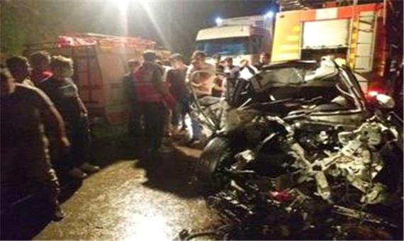 3 کشته و مصدوم در تصادف محور سوادکوه