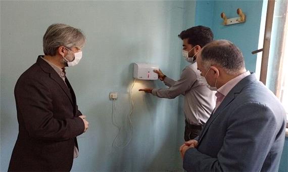 ساخت دستگاه های ضدعفونی کننده اتوماتیک در هنرستان بهشهر