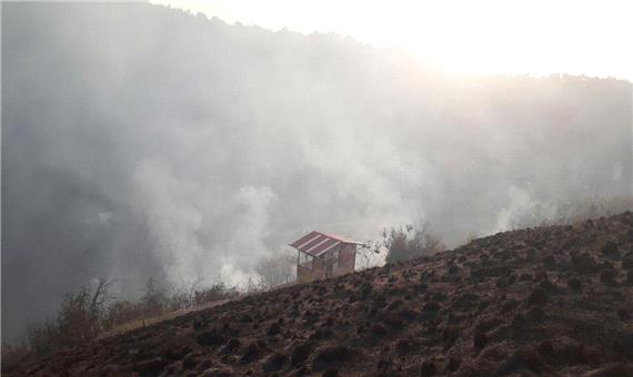آتش 50 هکتار از مناطق کوهستانی رستمکلا را خاکستر کرد