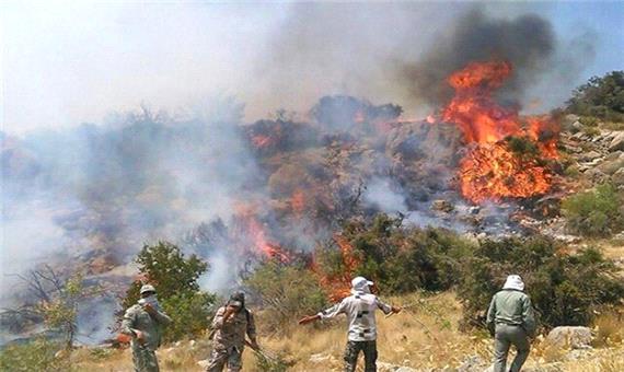 آتش سوزی در پارک ملی پابند