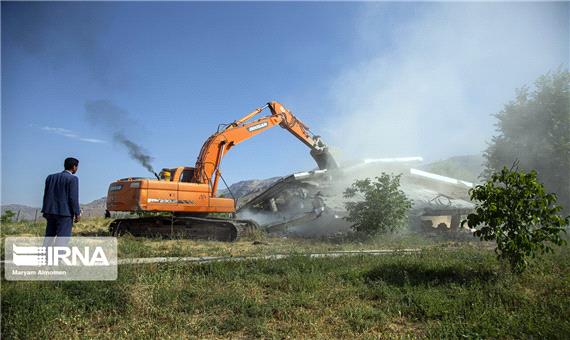 یکهزار ساخت‌وساز غیرمجاز امسال در مازندران تخریب شد
