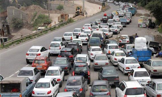 ترافیک «سنگین» در چالوس و آزادراه کرج_ تهران