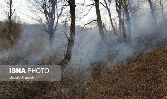 آتش‌سوزی عرصه‌های جنگلی‌ مازندران همچنان ادامه دارد