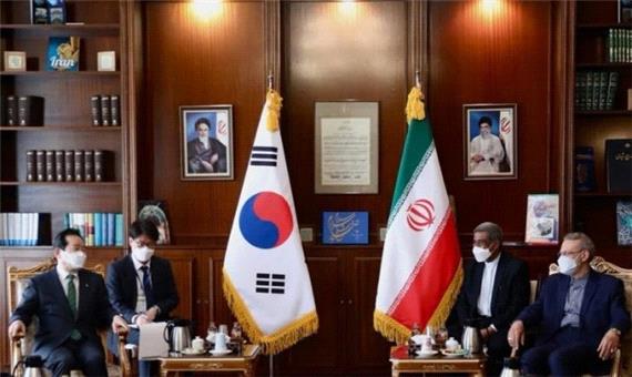 لاریجانی: دولت کره هر چه سریعتر پول‌های ایران را آزاد کند