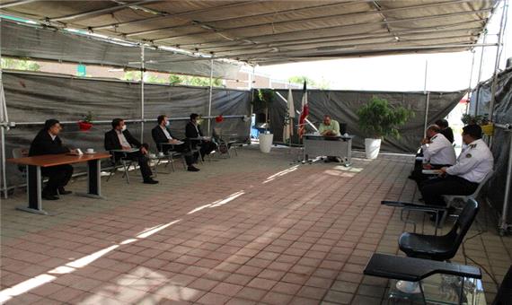 جلسه مشترک مدیران برقی و شهری در منطقه21