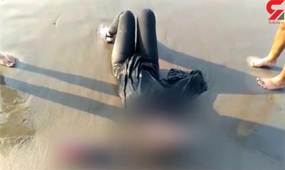 فیلم لحظه خودکشی دختر تهرانی در ساحل محمود آباد