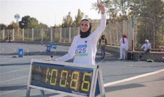 قهرمانی شهلا محمودی از دانشگاه آزاد در دو 400 متر با مانع