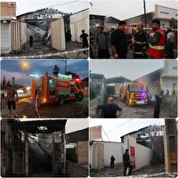 انفجار و آتش‌سوزی بزرگ در بابل با تلاش آتش‌نشانان مهار شد
