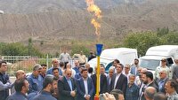 روشن شدن مشعل گاز در دو روستای سوادکوه