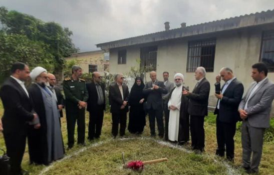 آغاز عملیات ساخت دبستان ۶ کلاسه شهید همت زرودی در روستای چارز کلار عباس‌آباد هم‌زمان با هفته دولت