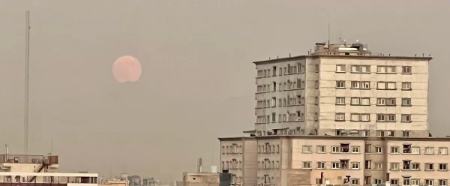 اولین عکس از ماه خونین در ایران