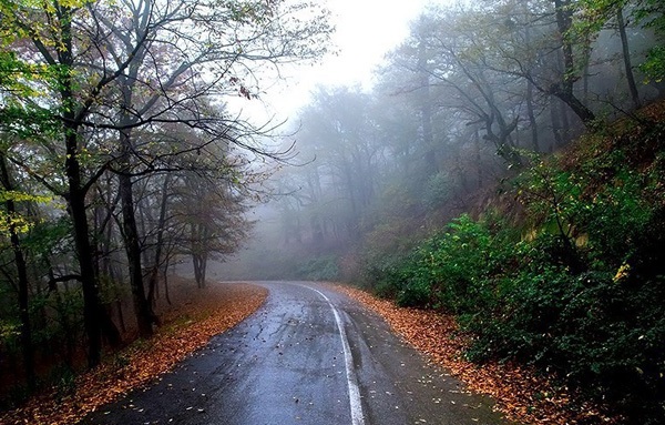 آسمان استان مازندران، ابری و بارانی