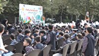 جشن هفته ملی کودک در پارک کوشا سنگ ساری