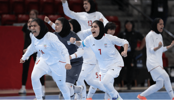 فوتسال زنان ایران فینالیست آسیا شد