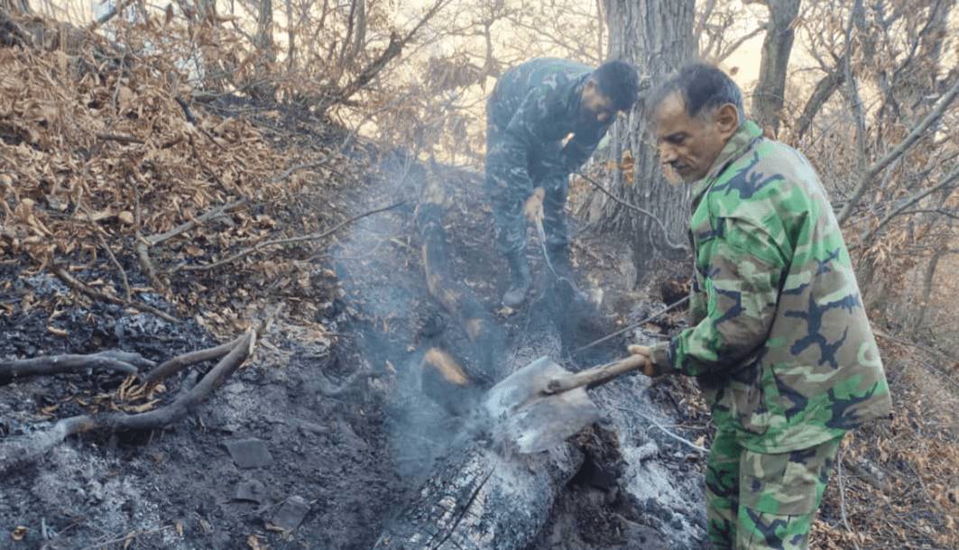 شعله‌ورشدن مجدد آتش در جنگل‌های چالوس