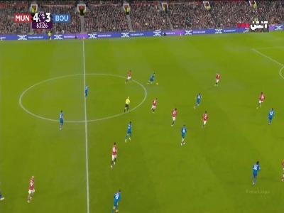 عجب بازی؛ گل چهارم بورنموث توسط الی جونیور کروپی در دقیقه ۸۴