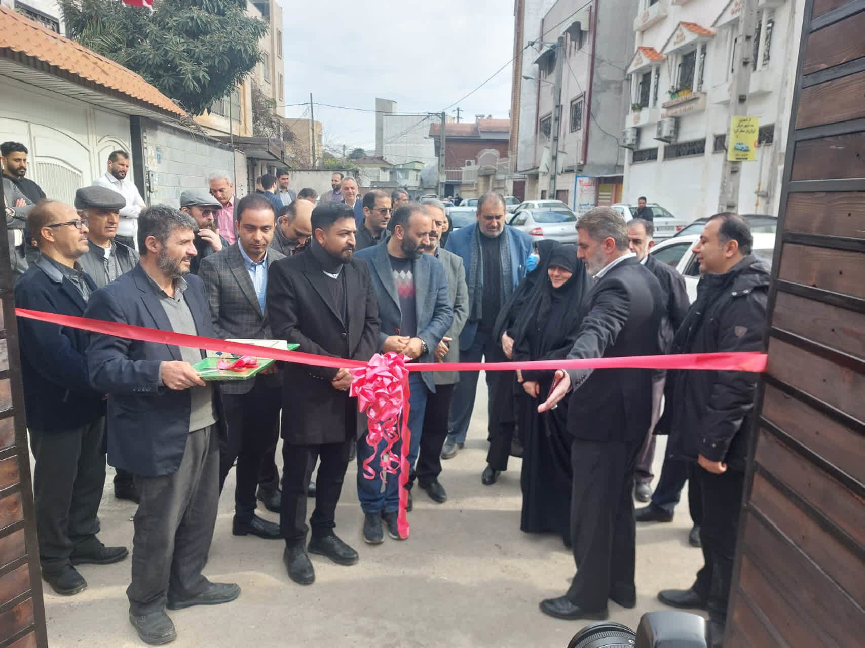 افتتاح ۶ طرح عمرانی، خدماتی شهری در آمل