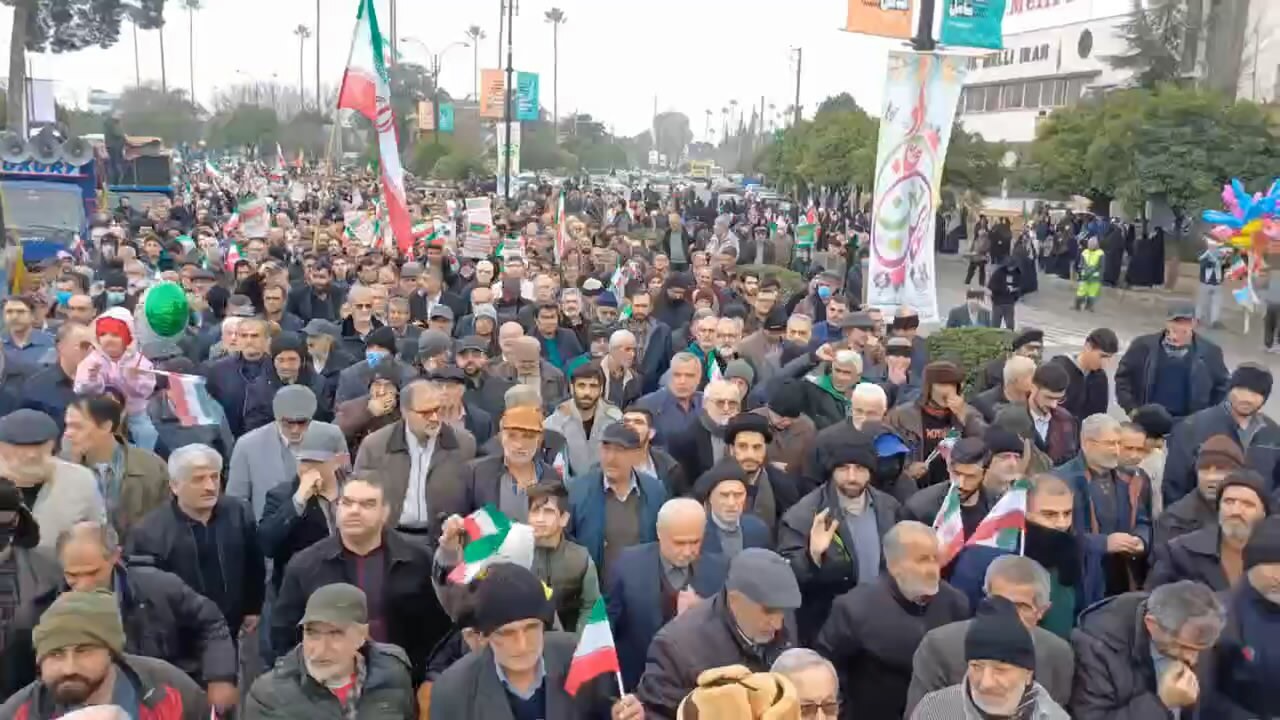 آغاز راهپیمایی ۲۲ بهمن در استان مازندران