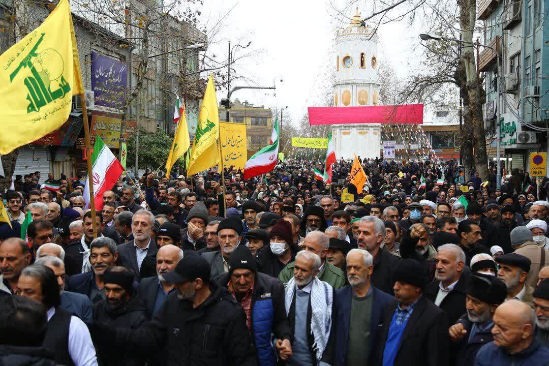 نمایش اقتدار مازندرانی‌ها در ۲۲ بهمن ۱۴۰۴