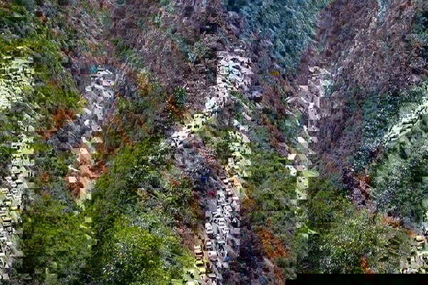 جاده برفی چالوس یکطرفه شد