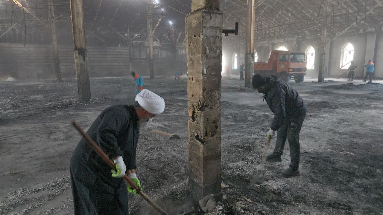 همدلی مردم رامسر برای بازسازی مصلی شهر