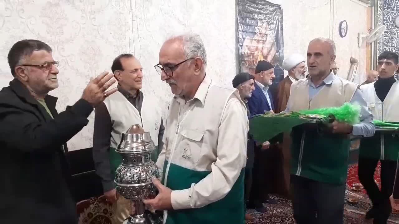 هدایای متبرک امام رئوف به یک مسجد درآمل