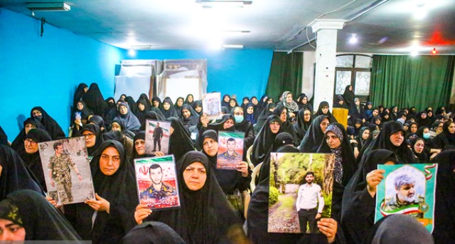 برگزاری مراسم اربعین شهدای مدافع امنیت در ساری