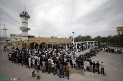 تصویر زیبای همدلی در نماز عید فطر کیشوندان اهل سنت