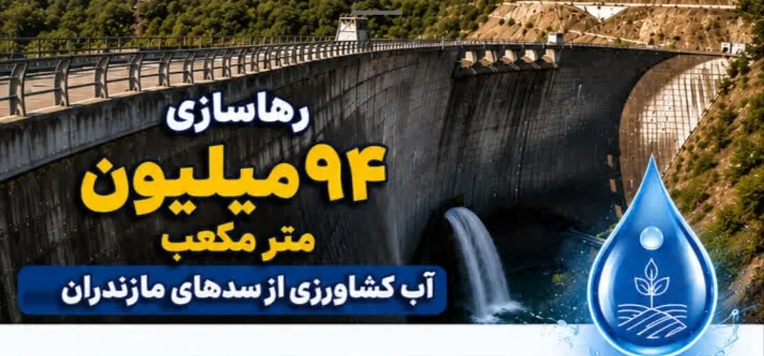 📊 اینفوگرافیک || نگاهی آماری به وضعیت رهاسازی آب از سدهای مازندران
