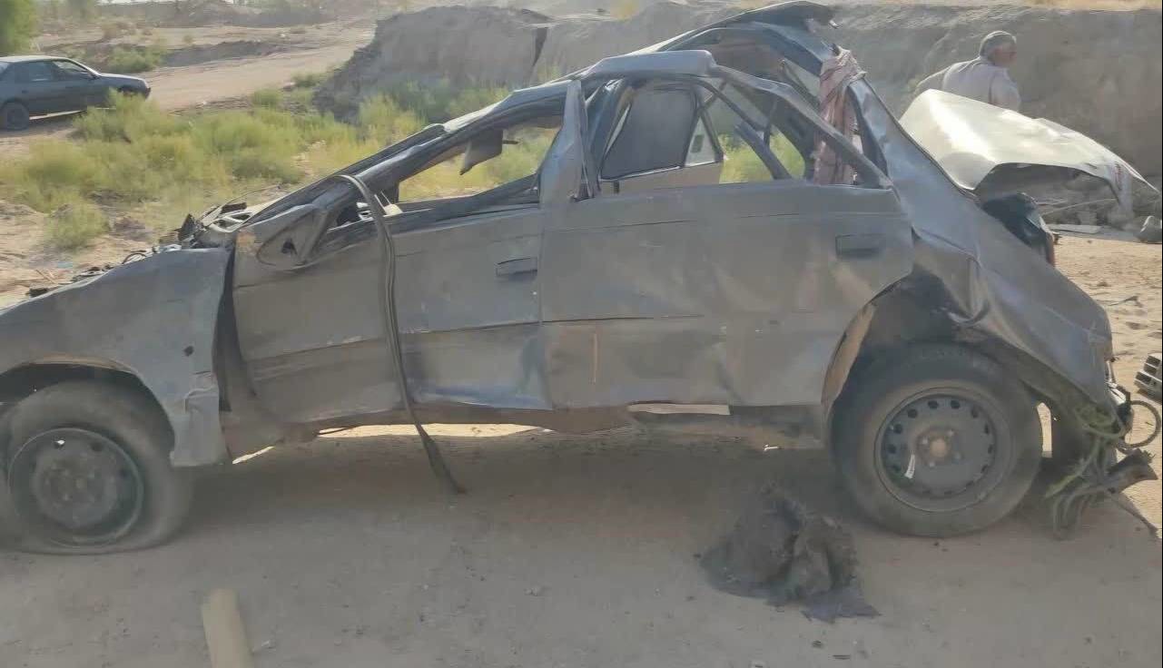 سقوط خودرو از ارتفاع در جاده کیاسر یک فوتی و سه مصدوم برجا گذاشت