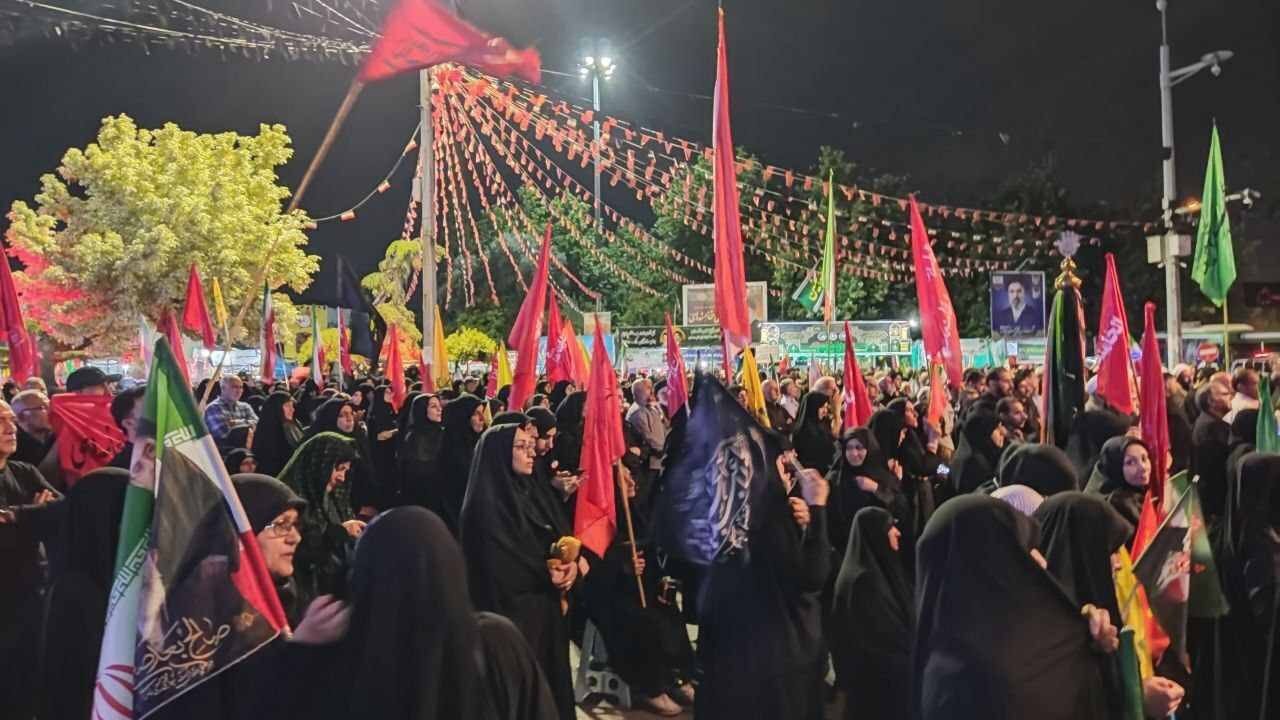 اجتماع خون‌خواهی رهبر شهید در مازندران