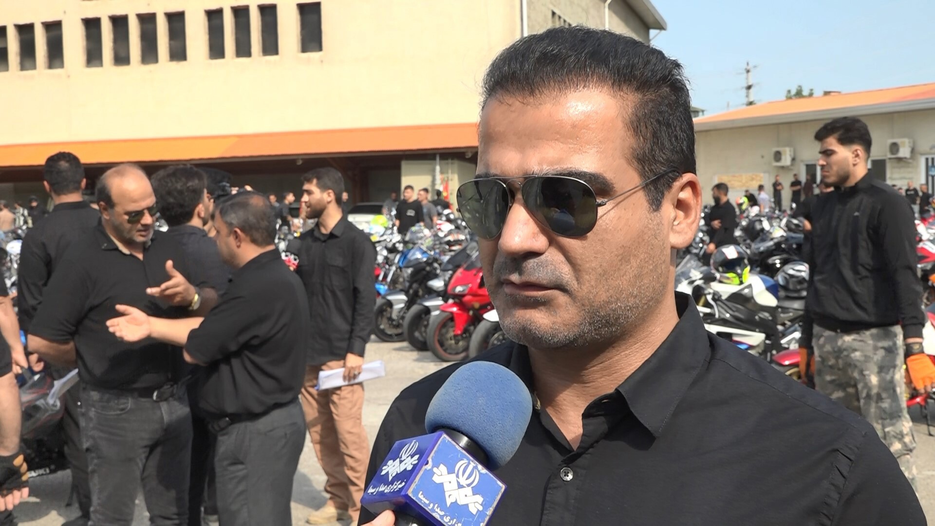 کاروان موتورسواران مازندران راهی مراسم نمادین رهبر شهید شد