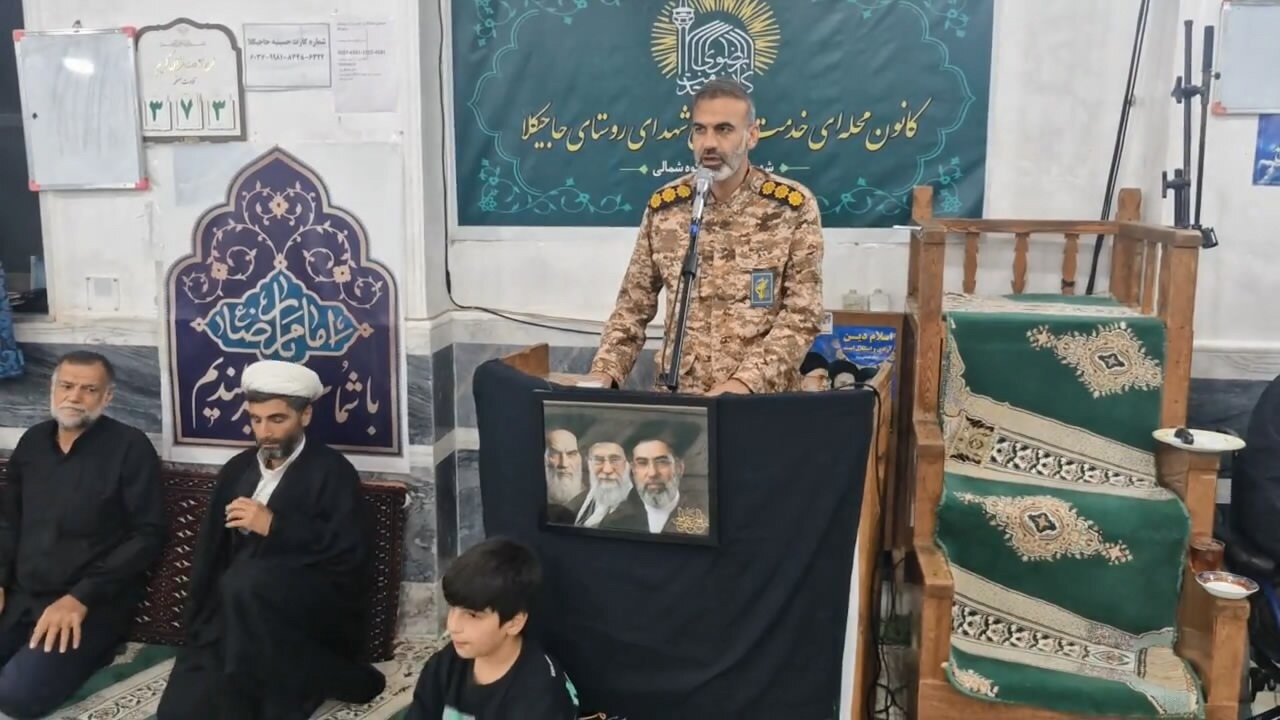 برگزاری مراسم شام غریبان رهبر شهید در سوادکوه شمالی