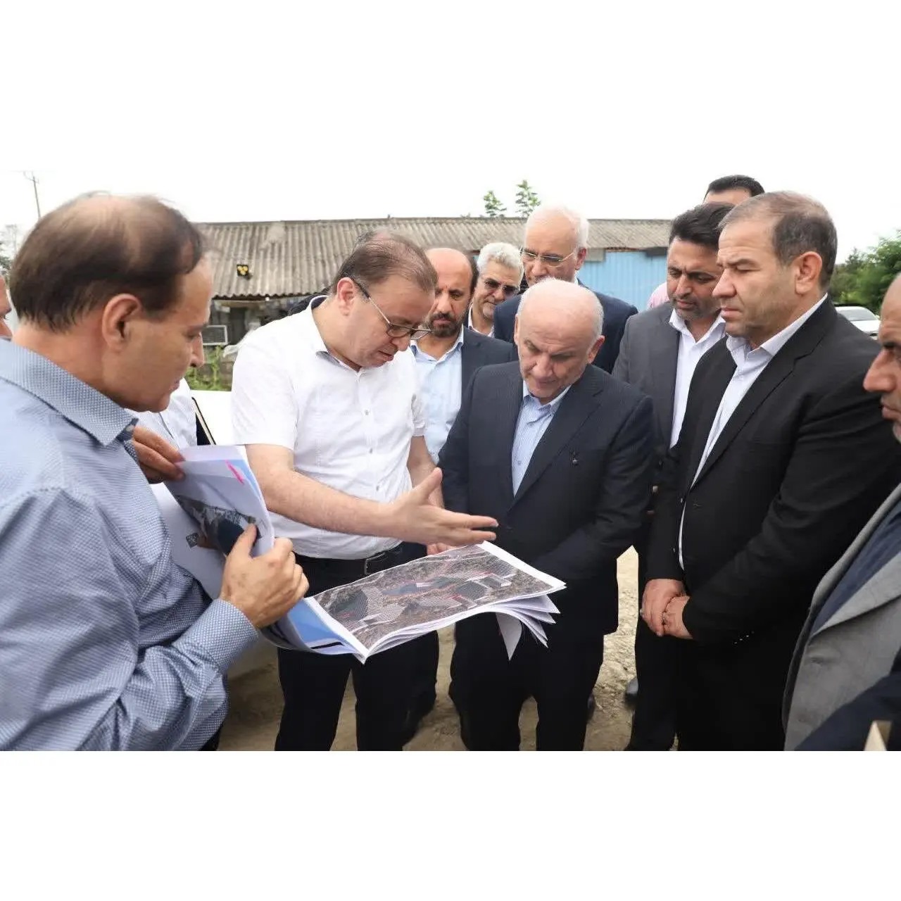 بازدید میدانی استاندار مازندران از پروژه گردشگری ۴۵۰ هزار متری لوتوس