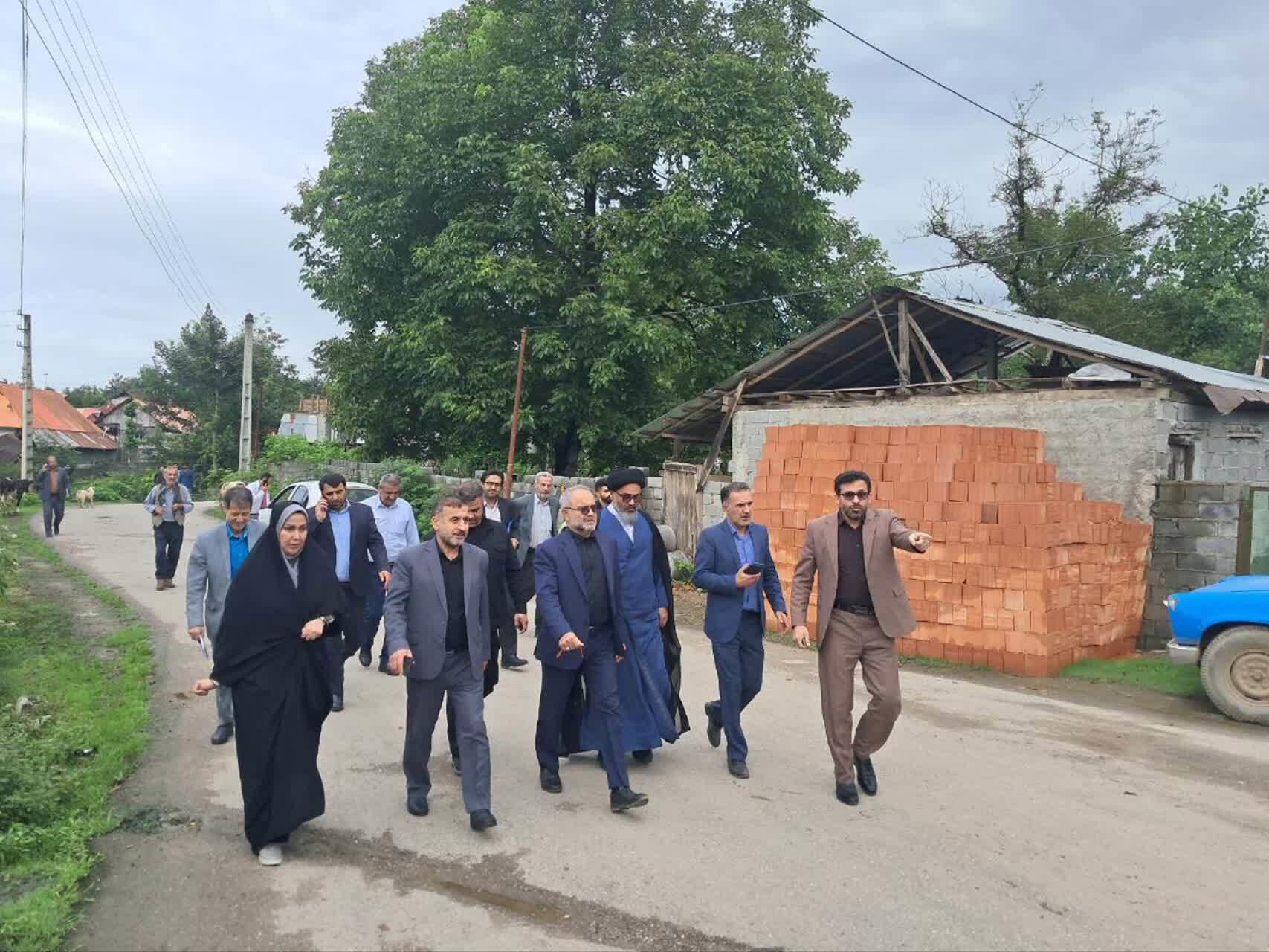 بازدید میدانی دادستان مرکز مازندران از اراضی روستا‌های سوادکوه شمالی