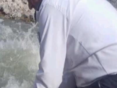 نجات جان سارق از چنگال رودخانه خروشان هراز
