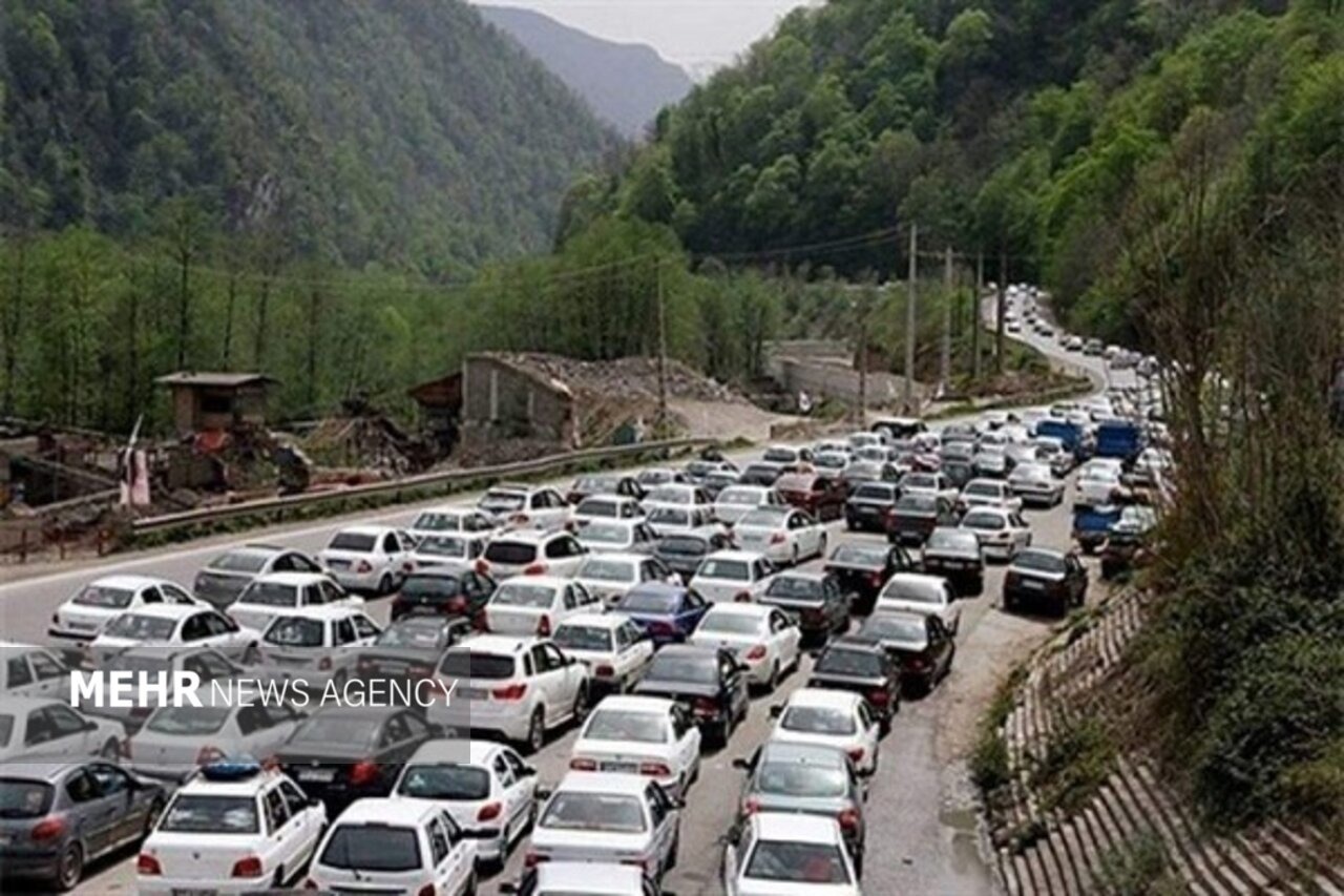 کندوان و آزادراه تهران–شمال یک‌طرفه شد