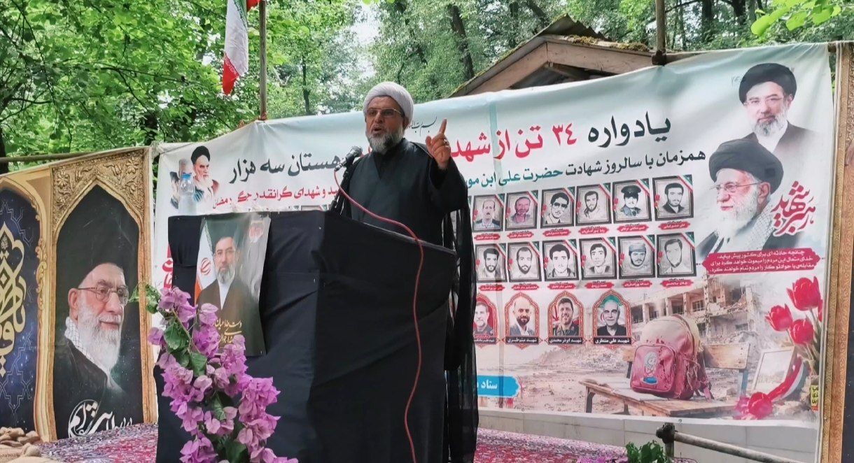 تأکید نماینده ولی فقیه در قرارگاه دوکوهه سپاه بر تداوم راه شهدا و وحدت ملی