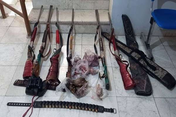 کشف ۱۰ قبضه سلاح شکاری و دستگیری متخلفان در مازندران