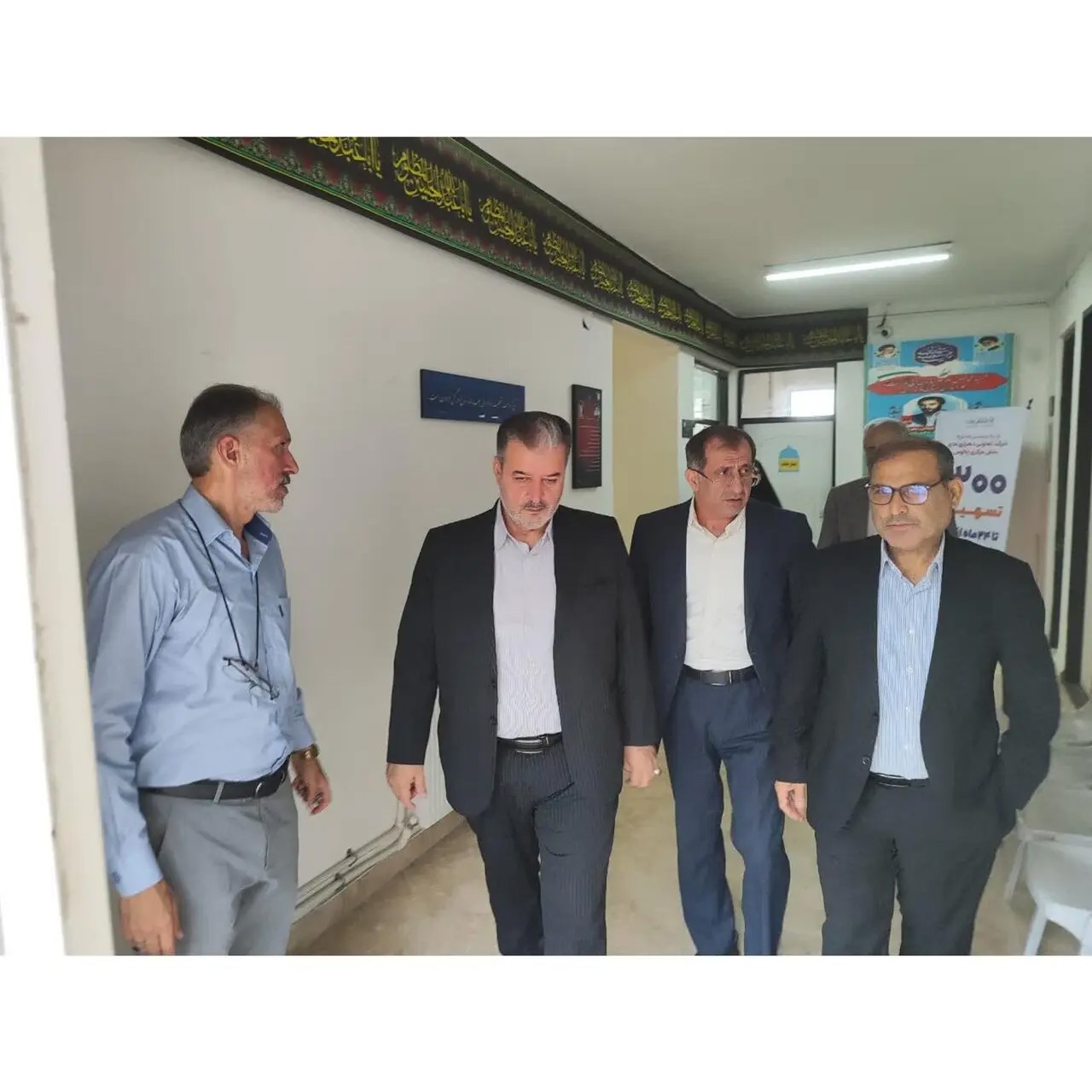 بازدید معاون استاندار مازندران از فرمانداری و بخشداری مرکزی چالوس
