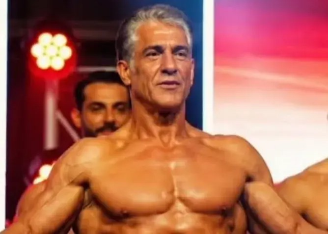 بدن شگفت‌انگیز حیدری در ۵۰ سالگی!
