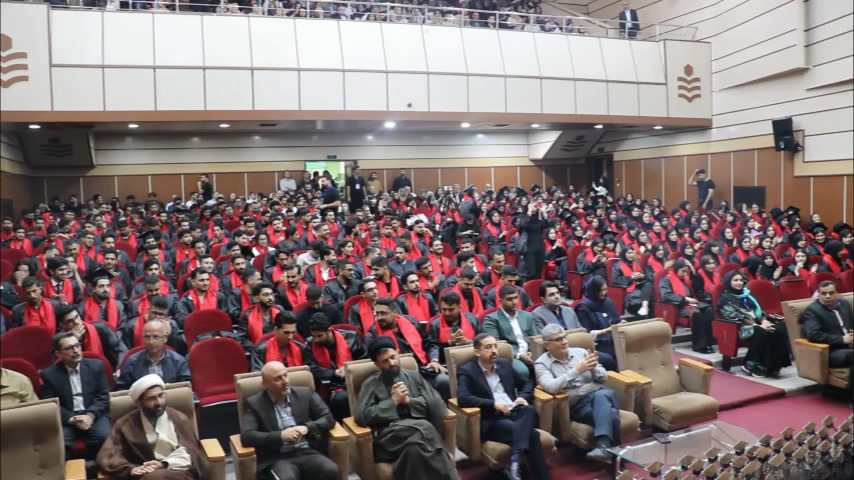 برگزاری جشن فارغ‌التحصیلی در دانشگاه صنعتی نوشیروانی بابل